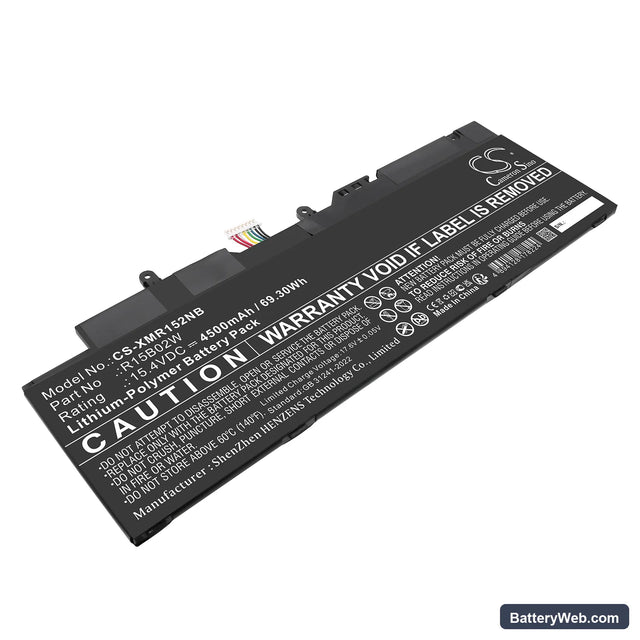 Xiaomi RedmiBook Pro 15 2021 Replacement Battery, 15.4V, 4500mAh, Li-Polymer 1