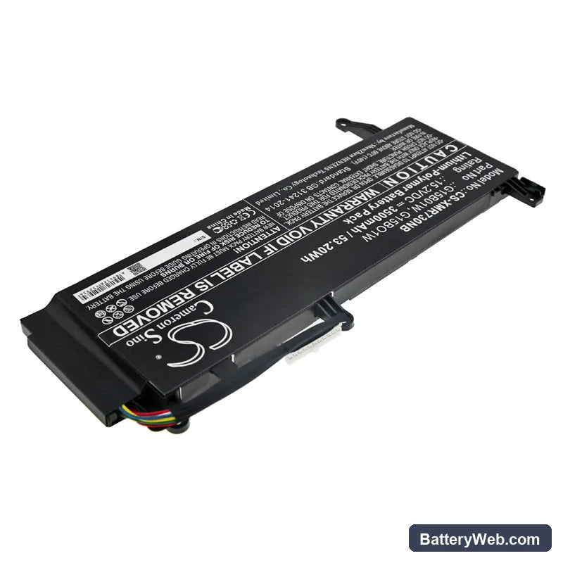 Xiaomi 171502-AM Replacement Battery, 15.2V, 3500mAh, Li-Polymer 2