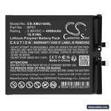 Xiaomi 14 Ultra Replacement Battery, 3.86V, 4900mAh, Li-Polymer 3