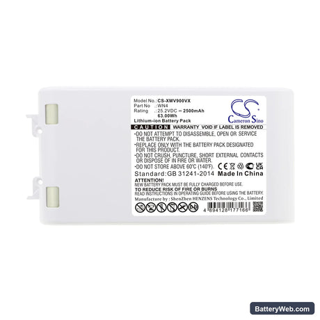 Dreame V8 Replacement Battery, 25.2V, 2500mAh, Li-ion 5
