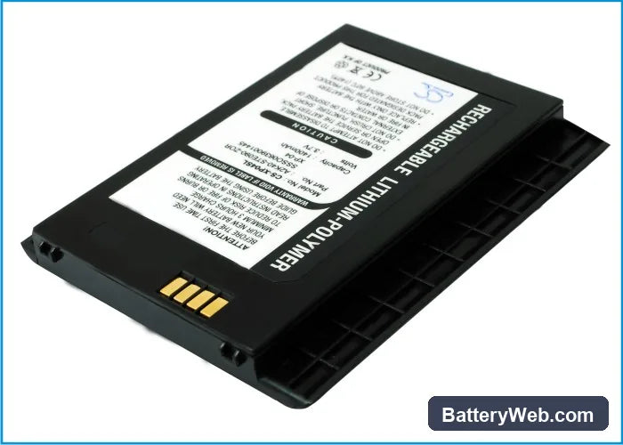 O2 Xda Stealth Replacement Battery, 3.7V, 1400mAh, Li-Polymer 3