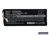 Xpend Smart Remote WQAGA43 Replacement Battery, 3.7V, 1400mAh, Li-ion 1
