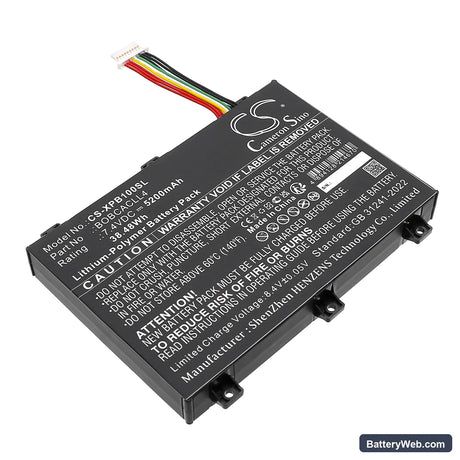 Xplore Bobcat Rugged IX101B1 Tablet Replacement Battery, 7.4V, 5200mAh, Li-Polymer 1