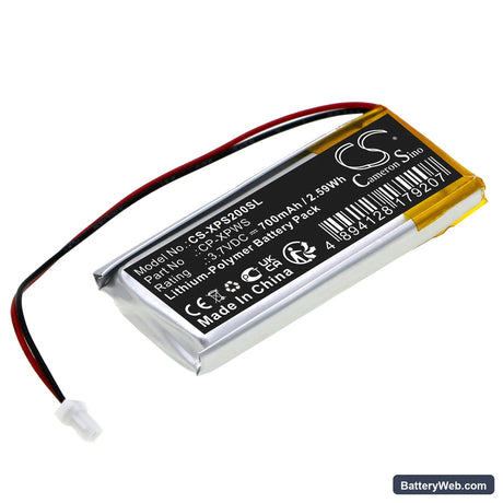 XP Deus WS1 Replacement Battery, 3.7V, 700mAh, Li-Polymer 1