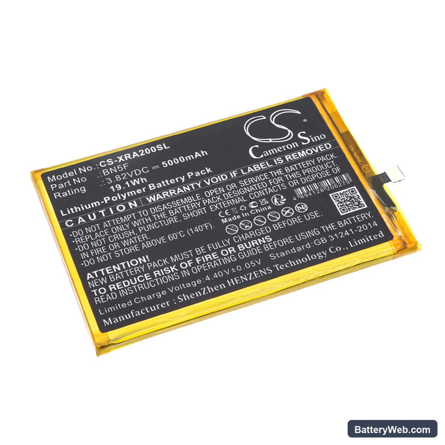 Redmi A2 Replacement Battery, 3.82V, 5000mAh, Li-Polymer 1