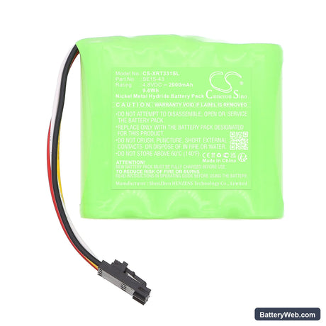 X-Rite 331C Densitometer Replacement Battery, 4.8V, 2000mAh, Ni-MH 3