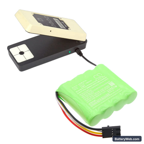 X-Rite 331C Densitometer Replacement Battery, 4.8V, 2000mAh, Ni-MH 6