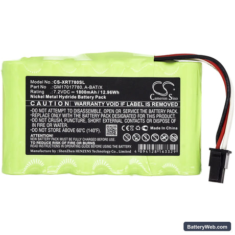 X-Rite Coloreye XTH Replacement Battery, 7.2V, 1800mAh, Ni-MH 3