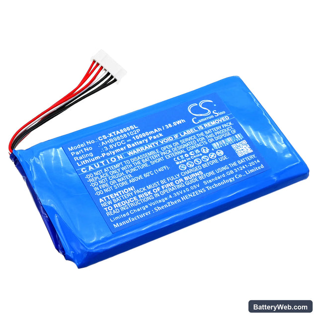XTOOL A80 Pro Full System Car Scan Tools Replacement Battery, 3.8V, 10000mAh, Li-Polymer 1
