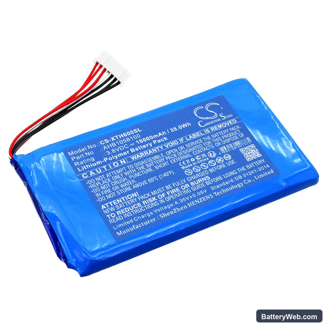 XTOOL D8 OBD2 DIAGNOSTIC TOOL Replacement Battery, 3.8V, 10000mAh, Li-Polymer 1
