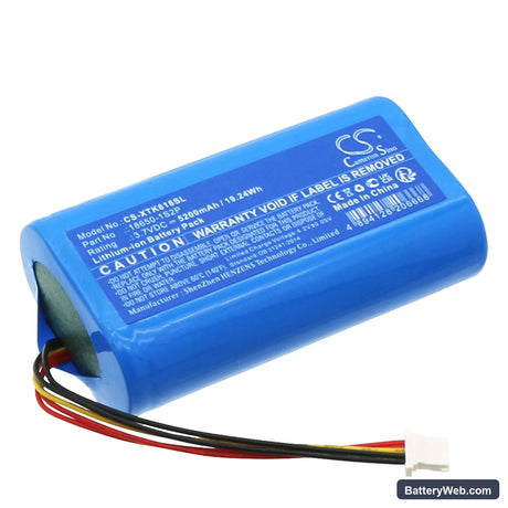 XTOOL InPlus IK618 Automotive Key Programmer Replacement Battery, 3.7V, 5200mAh, Li-ion 1