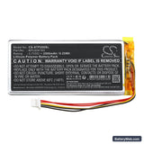 XTOOL TP200 Replacement Battery, 3.7V, 2500mAh, Li-Polymer 3