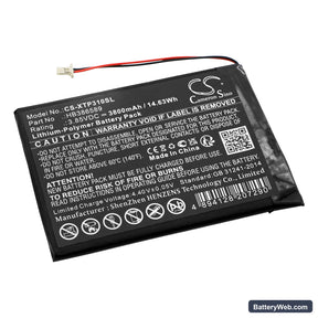 XTOOL X100PAD AUTO Key Programmer Tablet Replacement Battery, 3.85V, 3800mAh, Li-Polymer 1