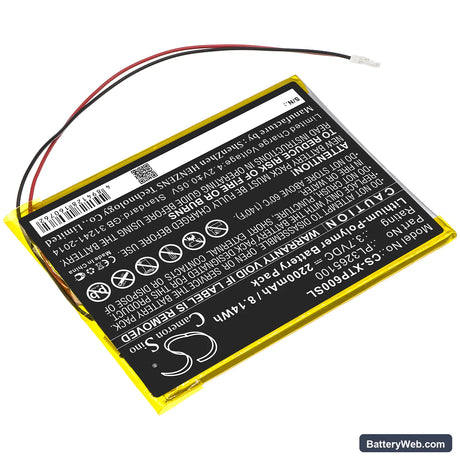XTOOL EZ300 Replacement Battery, 3.7V, 2200mAh, Li-Polymer 2