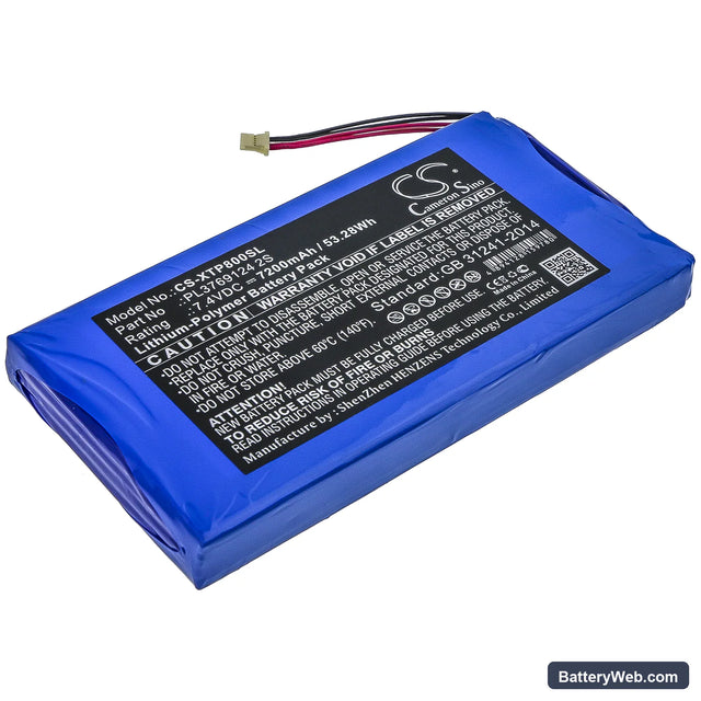 Langren I80 Replacement Battery, 7.4V, 7200mAh, Li-Polymer 1