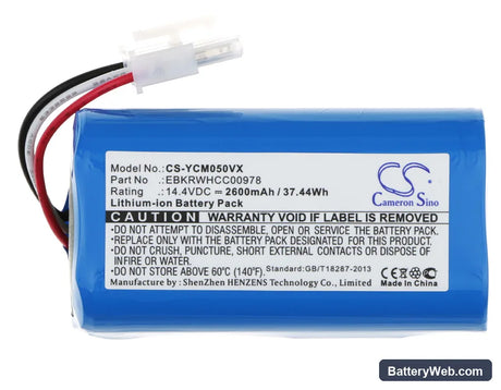 ICLEBO YCR-M05-10 Replacement Battery, 14.4V, 2600mAh, Li-ion 5