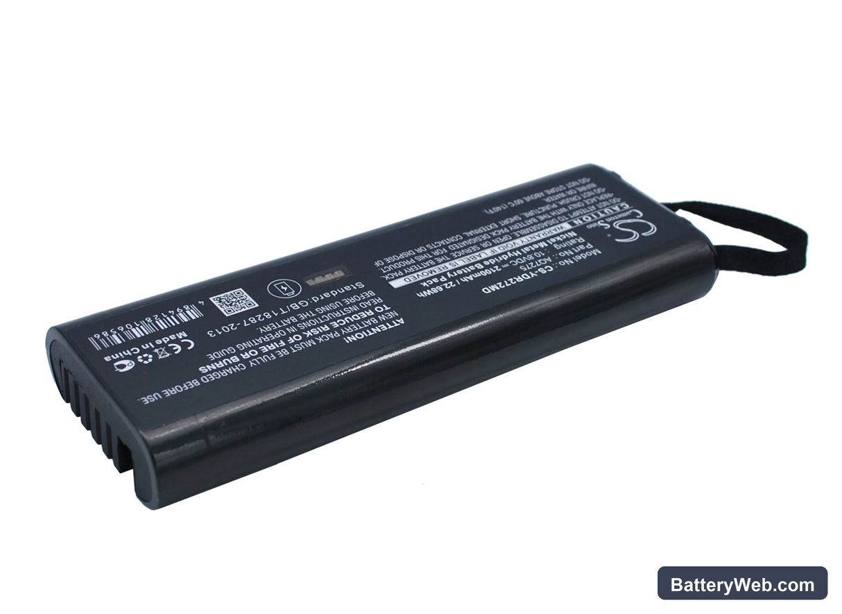 Yokogawa OTDR AQ7275 Replacement Battery, 10.8V, 2100mAh, Ni-MH 3