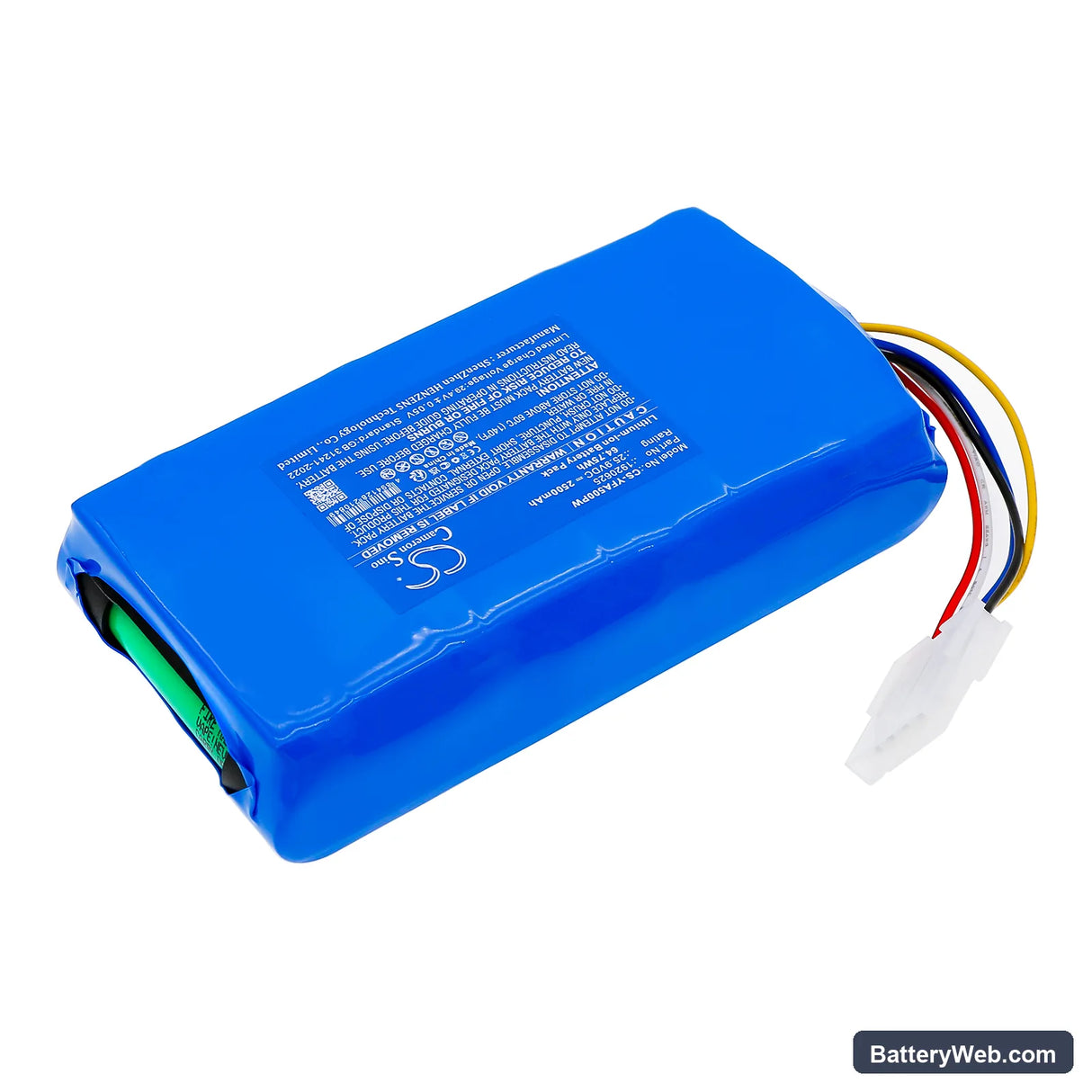 Yard Force Classic 500 Replacement Battery, 25.9V, 2500mAh, Li-ion 2