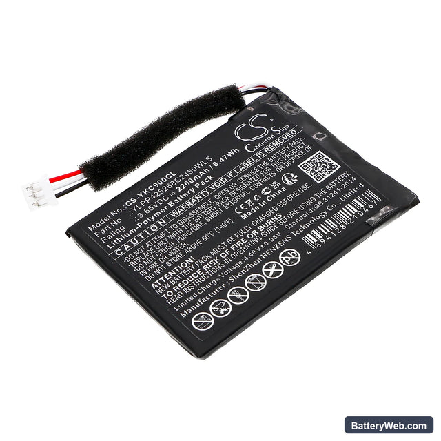 Yealink CP900 Replacement Battery, 3.85V, 2200mAh, Li-Polymer 1