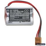 Yaskawa 2LS17500-TOY Replacement Battery, 3.6V, 3500mAh, Li-SOCl2 5
