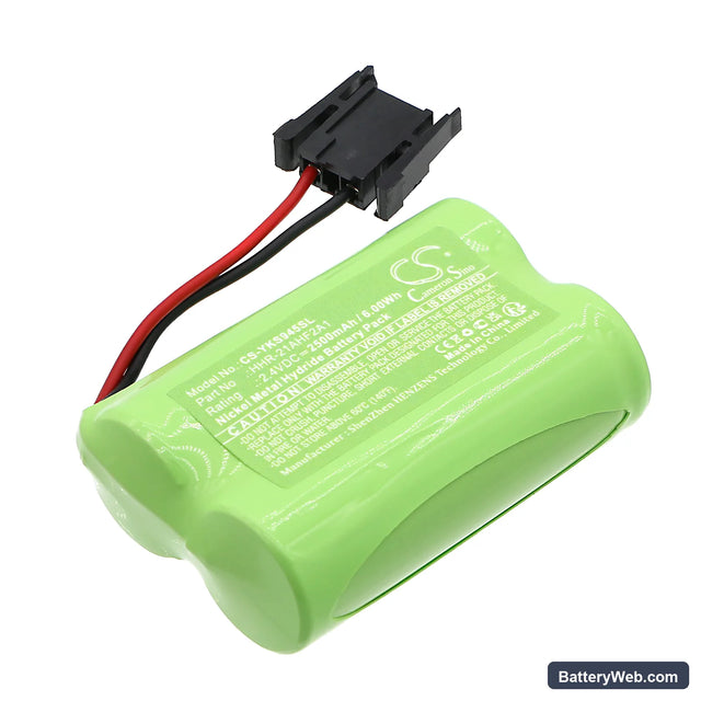 Yokogawa S9548FA Replacement Battery, 2.4V, 2500mAh, Ni-MH 1