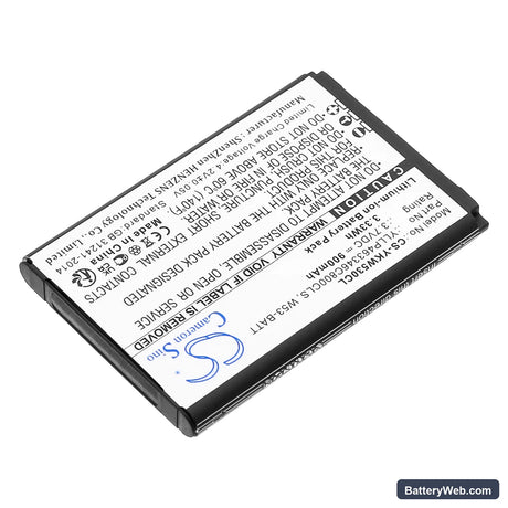 Yealink W53 Replacement Battery, 3.7V, 900mAh, Li-ion 2