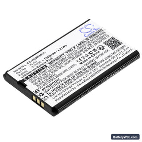 Yealink W56H Replacement Battery, 3.7V, 1300mAh, Li-ion 1