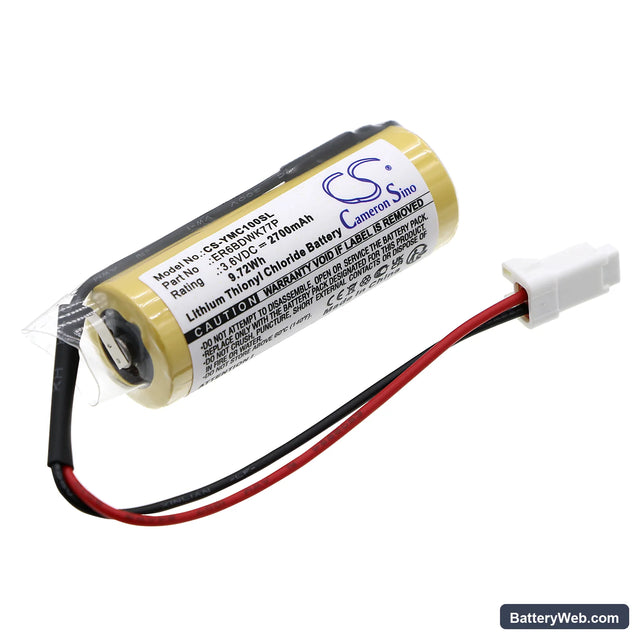 Yaskawa YRC1000 GP7 Body Replacement Battery, 3.6V, 2700mAh, Li-SOCl2 1