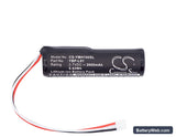 Yamaha Replacement Battery, 3.7V, 2600mAh, Li-ion 3
