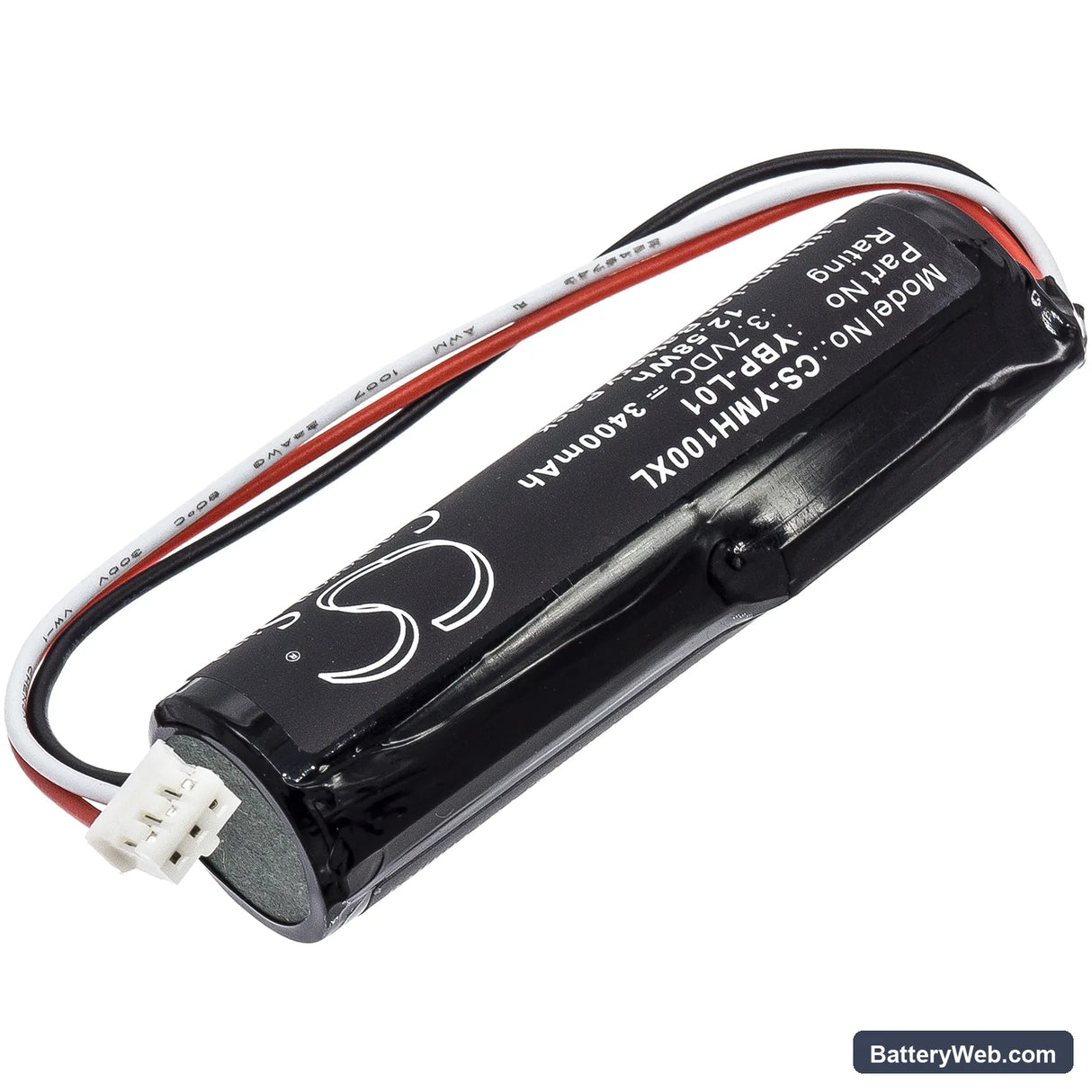 Yamaha Replacement Battery, 3.7V, 3400mAh, Li-ion 2
