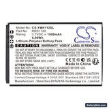 Yamaha RM-WGL Replacement Battery, 3.7V, 1800mAh, Li-Polymer 5