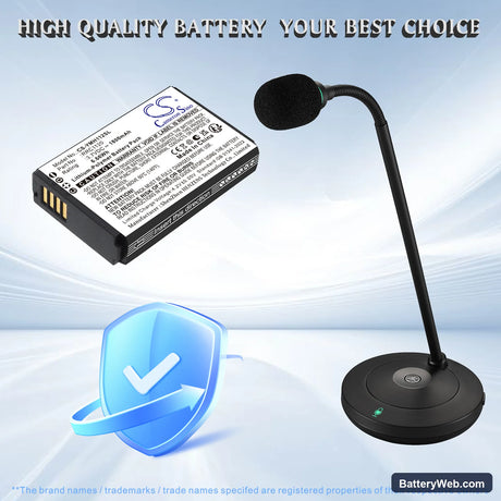 Yamaha RM-WGL Replacement Battery, 3.7V, 1800mAh, Li-Polymer 6