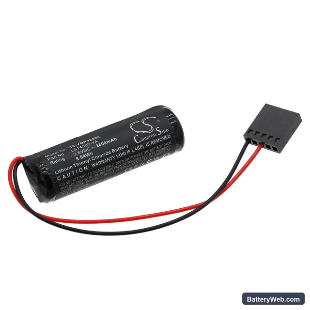 Yaskawa MP920 Replacement Battery, 3.6V, 2400mAh, Li-SOCl2 1