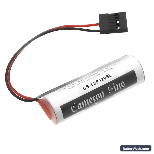 Yaskawa JEFMC-CU10 Replacement Battery, 3.6V, 2700mAh, Li-SOCl2 1