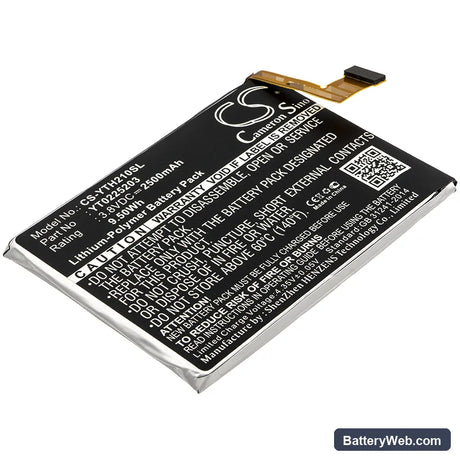 Yota YotaPhone 2 Replacement Battery, 3.8V, 2500mAh, Li-Polymer 1