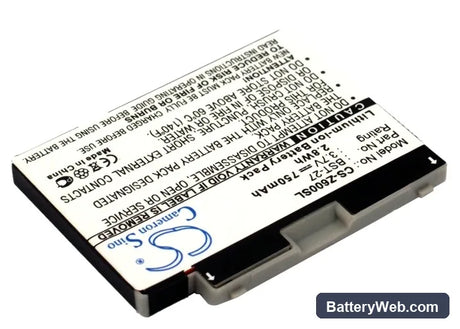 Sony Ericsson Z600 Replacement Battery, 3.7V, 750mAh, Li-ion 2