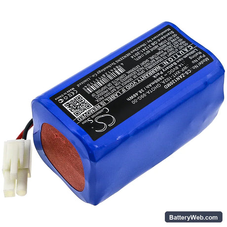 Zondan ZD120B Replacement Battery, 14.8V, 2600mAh, Li-ion 2