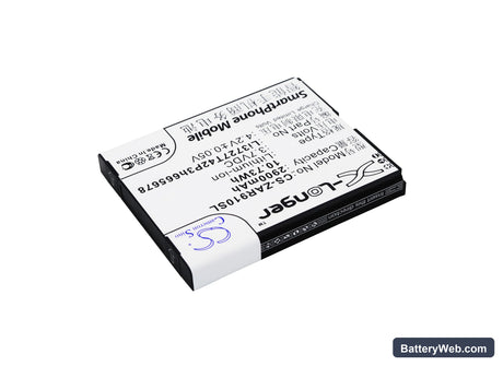 ZTE AR910 Replacement Battery, 3.7V, 2900mAh, Li-ion 2