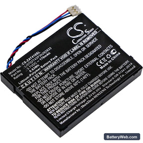 ZTE Z6200MEX Replacement Battery, 3.7V, 170mAh, Li-Polymer 1