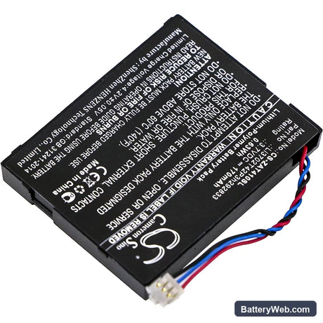 ZTE Z6200MEX Replacement Battery, 3.7V, 170mAh, Li-Polymer 2