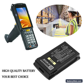 Zebra MC33 Replacement Battery, 3.7V, 5200mAh, Li-ion 1