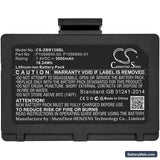 Zebra ZR138 Replacement Battery, 7.4V, 2600mAh, Li-ion 5