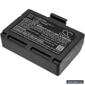 Zebra ZR138 Replacement Battery, 7.4V, 3400mAh, Li-ion 1