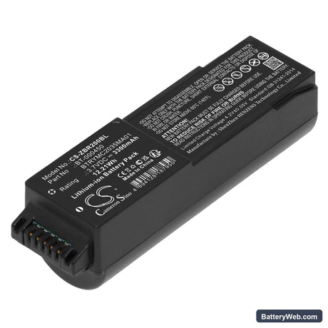 Zebra MC20 Replacement Battery, 3.7V, 3300mAh, Li-ion 1