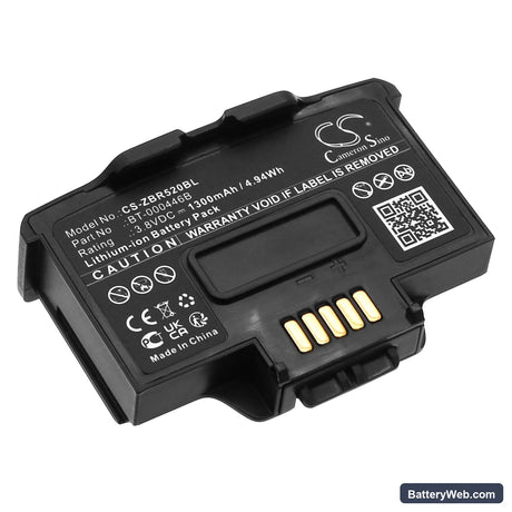 Zebra WS50 Replacement Battery, 3.8V, 1300mAh, Li-ion 1
