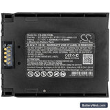 Zebra TC51 Replacement Battery, 3.7V, 4200mAh, Li-ion 3