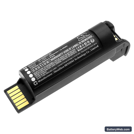 Zebra DS2278 Replacement Battery, 3.7V, 3400mAh, Li-ion 1