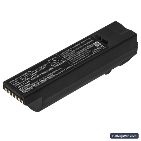 Zebra DS8100 Replacement Battery, 3.7V, 2400mAh, Li-ion 1