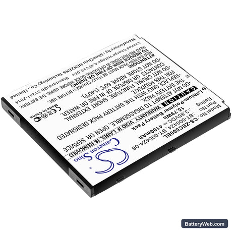 Zebra EC50 Replacement Battery, 3.85V, 4100mAh, Li-Polymer 2