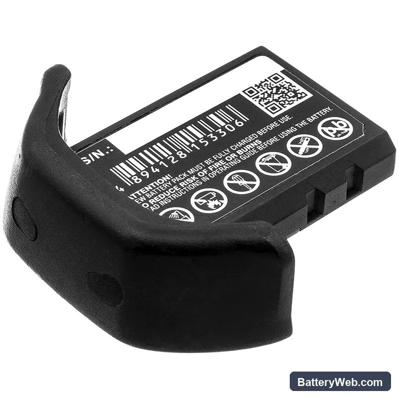 Zebra HS3100 Replacement Battery, 3.7V, 260mAh, Li-ion 3